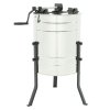 3-frame diagonal manual honey extractor, diameter 500mm, universal basket - BASIC LINE